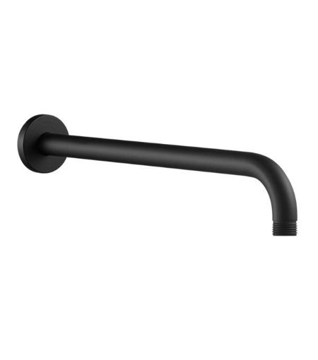 320mm Round Shower Arm - Matt Black