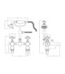 Taylor Bath/Shower Mixer & Shower Kit - Brushed Brass