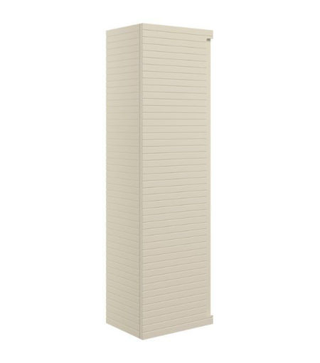 Salisbury 350mm Wall Hung 1 Door Tall Unit - Matt Cotton
