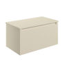 Salisbury 800mm Wall Hung 1 Drawer Basin Unit & Worktop - Matt Cotton
