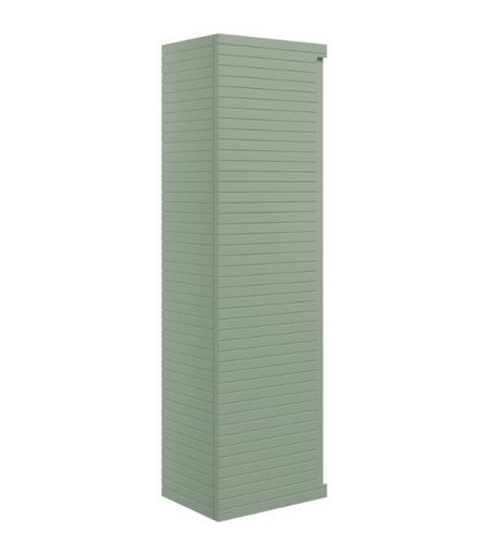 Salisbury 350mm Wall Hung 1 Door Tall Unit - Matt Willow Green