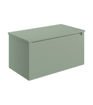 Salisbury 800mm Wall Hung 1 Drawer Basin Unit & Worktop - Matt Willow Green