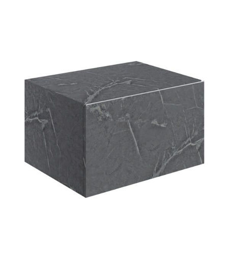 Naseby 600mm Wall Hung Storage Drawer - Grey Marble