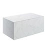 Naseby 800mm Wall Hung Storage Drawer - White Marble