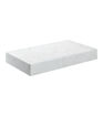 Naseby 800mm Wall Hung Basin Shelf - White Marble