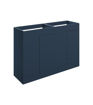 Stanwell 1180mm Floor Standing 4 Door Basin Unit (No Top) - Matt Deep Blue