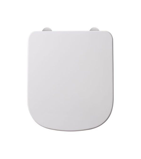 Nightingale Square Soft Close Toilet Seat - White