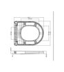 Strode Soft Close Toilet Seat - White