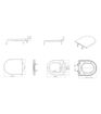 Larchwood Soft Close Toilet Seat - White