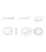 Kingfisher Soft Close Toilet Seat - White