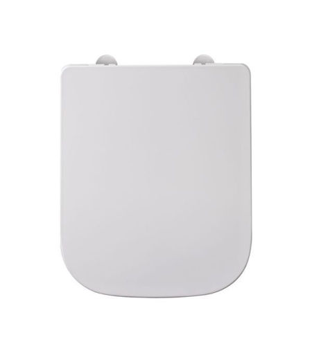 Nightingale Square Soft Close Toilet Seat (Slim Depth) - White