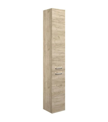 Avon 350mm Floor Standing 2 Door Tall Unit - Oak