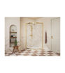 Rixon 800mm 2 Door Quadrant - Brushed Brass