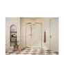 Rixon 900mm 2 Door Quadrant - Brushed Brass