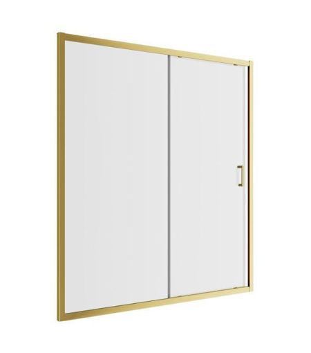 Rixon 1000mm Sliding Door - Brushed Brass