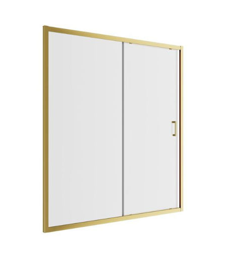 Rixon 1200mm Sliding Door - Brushed Brass