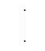 Coniston Optional 300mm Wetroom Splash Panel - Black