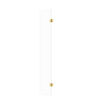 Coniston Optional 300mm Wetroom Splash Panel - Brushed Brass
