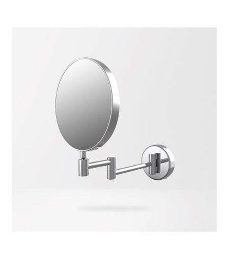 Anderson Round Cosmetic Mirror - Chrome