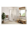 Rixon 800mm 2 Door Easy-Fit Quadrant - Chrome