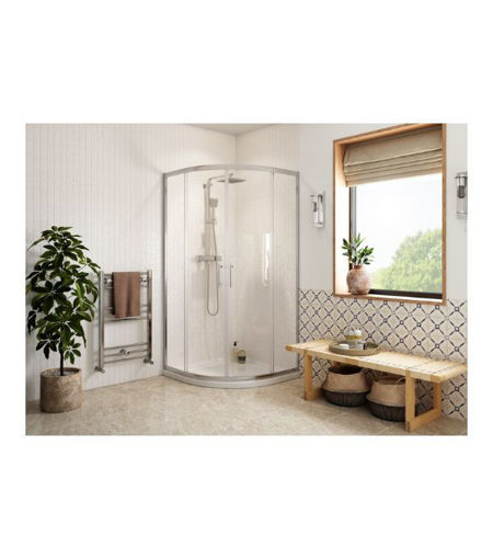 Rixon 800mm 2 Door Easy-Fit Quadrant - Chrome