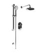 Round Concealed Valve Head & Arm Shower Pack - Chrome