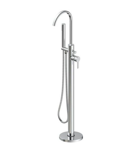 Devonshire Floor Standing Bath/Shower Mixer - Chrome