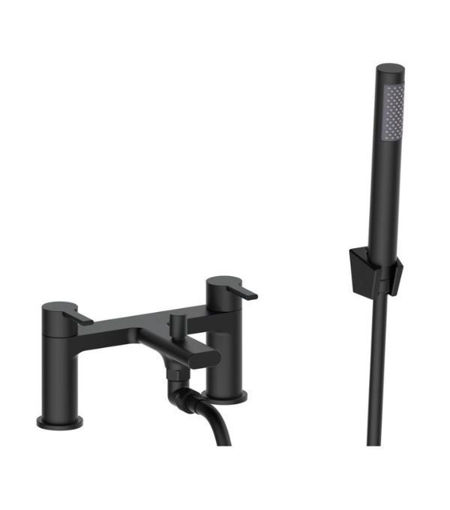 Devonshire Bath/Shower Mixer - Matt Black