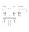Devonshire Bath Filler - Brushed Brass
