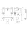 Devonshire Bath/Shower Mixer - Brushed Brass