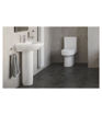 Larchwood 4-Piece Ceramics Suite SetClose Coupled- PAN-CISTERN-S/C SEATBasin- 1thPedestal
