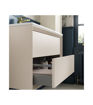 Nettlebush 615mm Wall Hung 2 Drawer Basin Unit & 1TH Thin Edge Basin - Matt Cotton