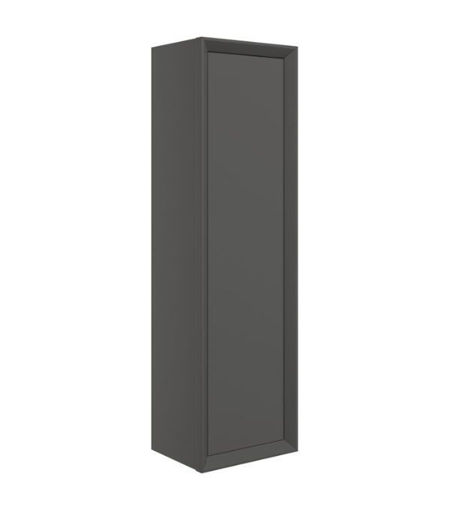 Nettlebush 345mm Wall Hung 1 Door Tall Unit - Matt Clay
