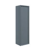 Nettlebush 345mm Wall Hung 1 Door Tall Unit - Matt Storm Blue