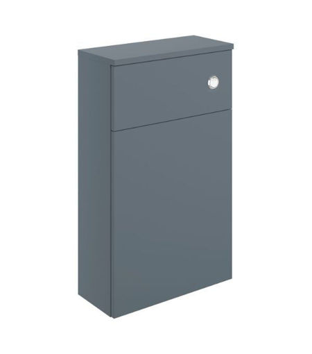 Nettlebush 503mm Floor Standing WC Unit - Matt Storm Blue