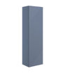 Lime 350mm Wall Hung 1 Door Tall Unit - Matt Smoke Blue