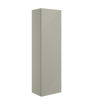 Lime 350mm Wall Hung 1 Door Tall Unit - Matt Oat