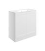 Fairway 815mm Floor Standing 2 Door Basin Unit & Basin - Matt White