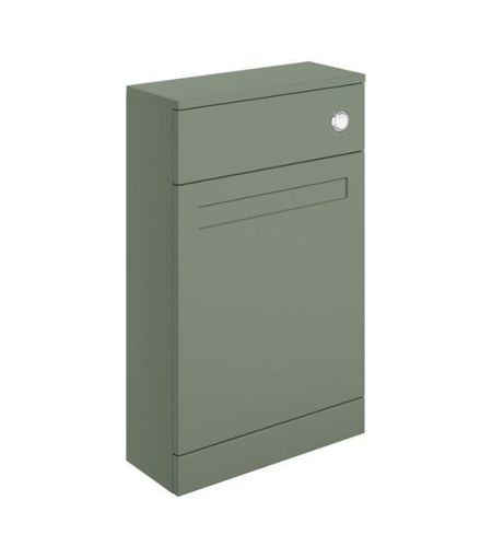 Fairway 500mm Floor Standing WC Unit - Matt Reed Green