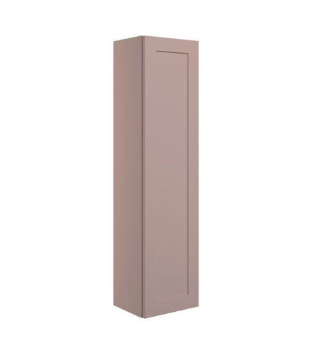 Fairway 300mm Wall Hung 1 Door Tall Unit - Matt Peony