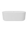 Stonecross Fluted Freestanding 1700x750x570mm 0TH Bath