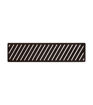 Linear Tray Waste Cover - Matt Black
