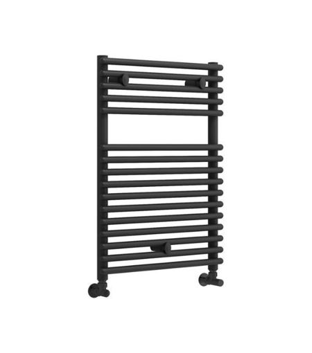 Tennyson Round Ladder Radiator (500x730mm) - Black