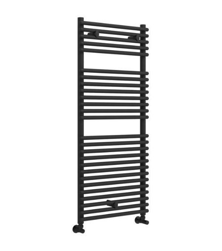 Tennyson Round Ladder Radiator (500x1190mm) - Black