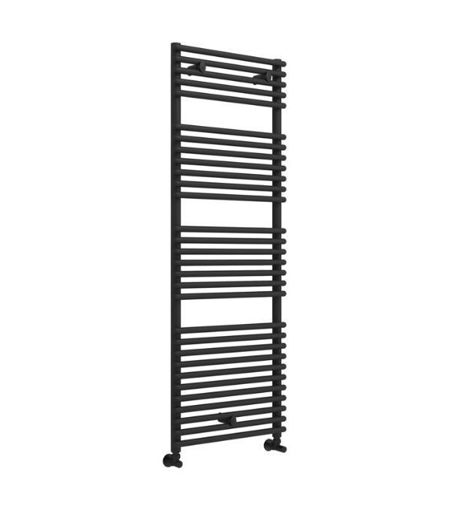 Tennyson Round Ladder Radiator (500x1450mm) - Black