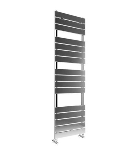Trent Square Ladder Radiator (500x1500mm) - Chrome