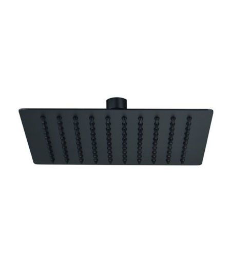 200mm Square Showerhead - Matt Black