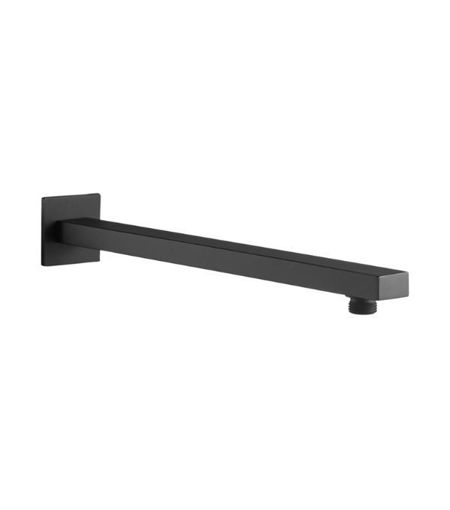 350mm Square Shower Arm - Matt Black