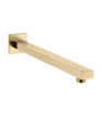 350mm Square Shower Arm - Brushed Brass
