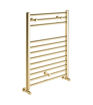 Grafton Straight 30mm Ladder Radiator (500x800x30mm) - Brushed Brass
